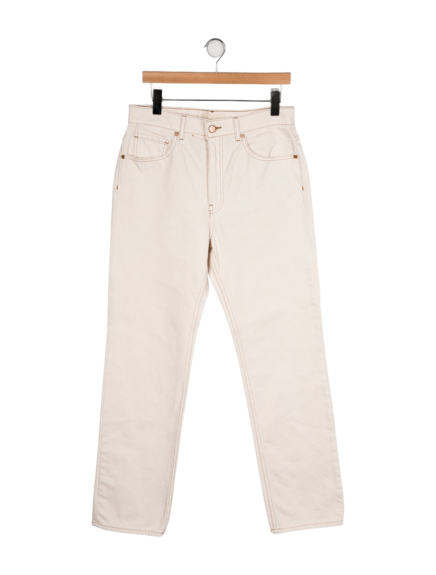Ulla Johnson High-Rise Straight Leg Jeans