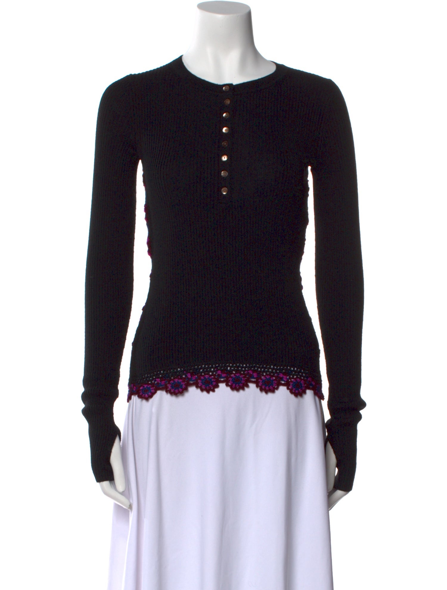 Ulla Johnson Merino Wool Crew Neck Sweater