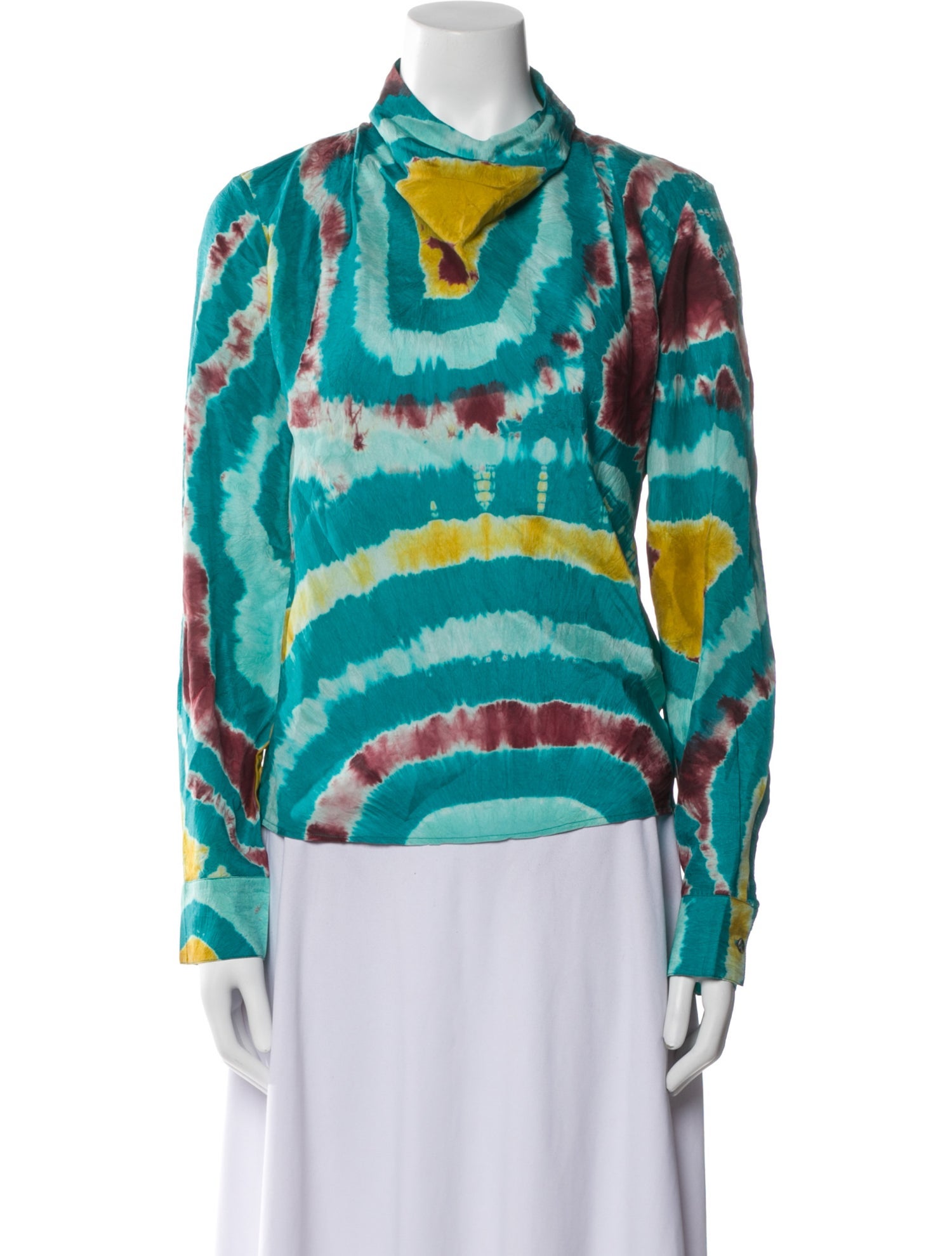 Ulla Johnson Silk Printed Sweatshirt