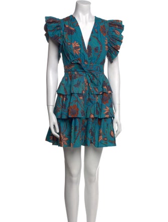 Ulla Johnson Floral Print Mini Dress