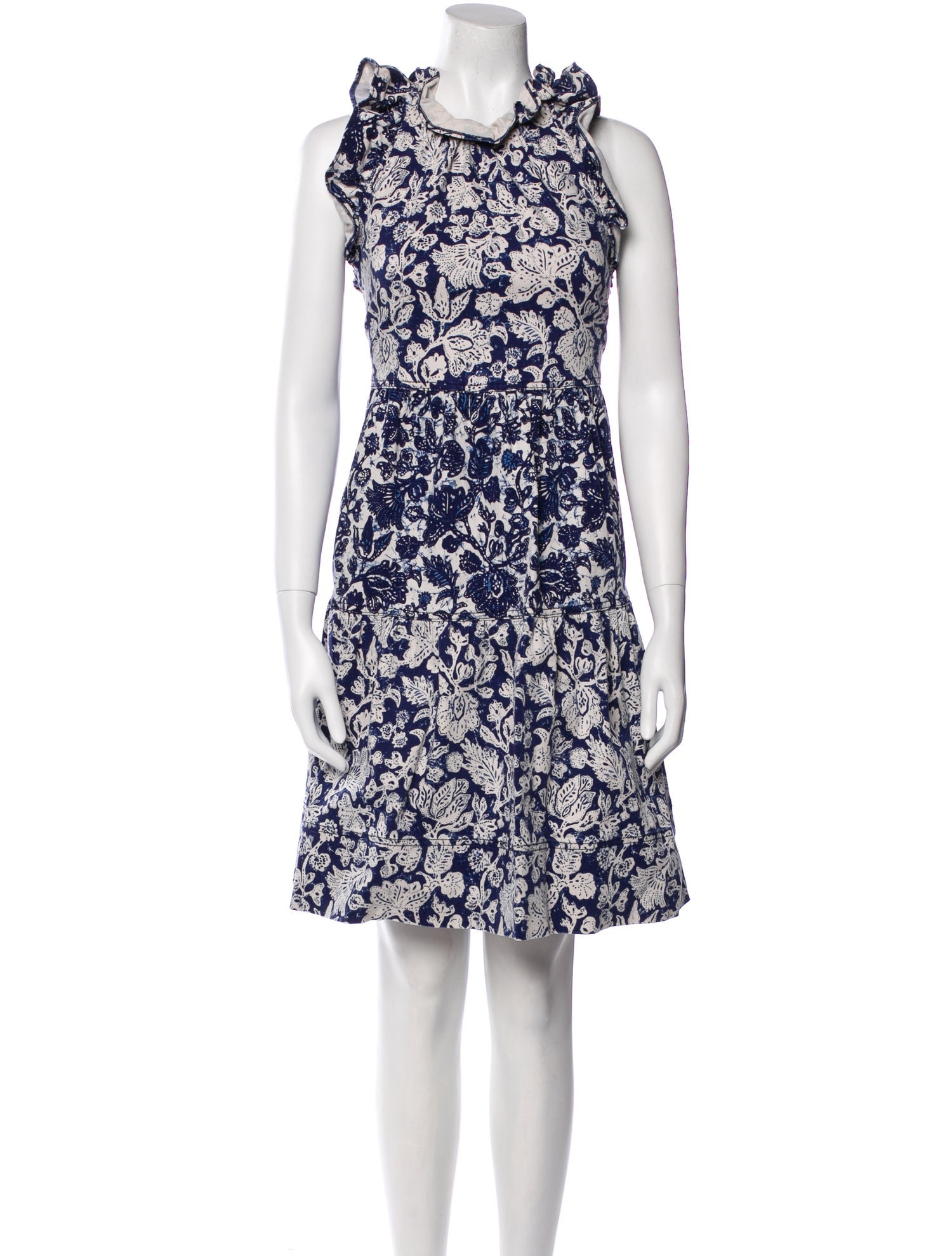 Ulla Johnson Floral Print Knee-Length Dress