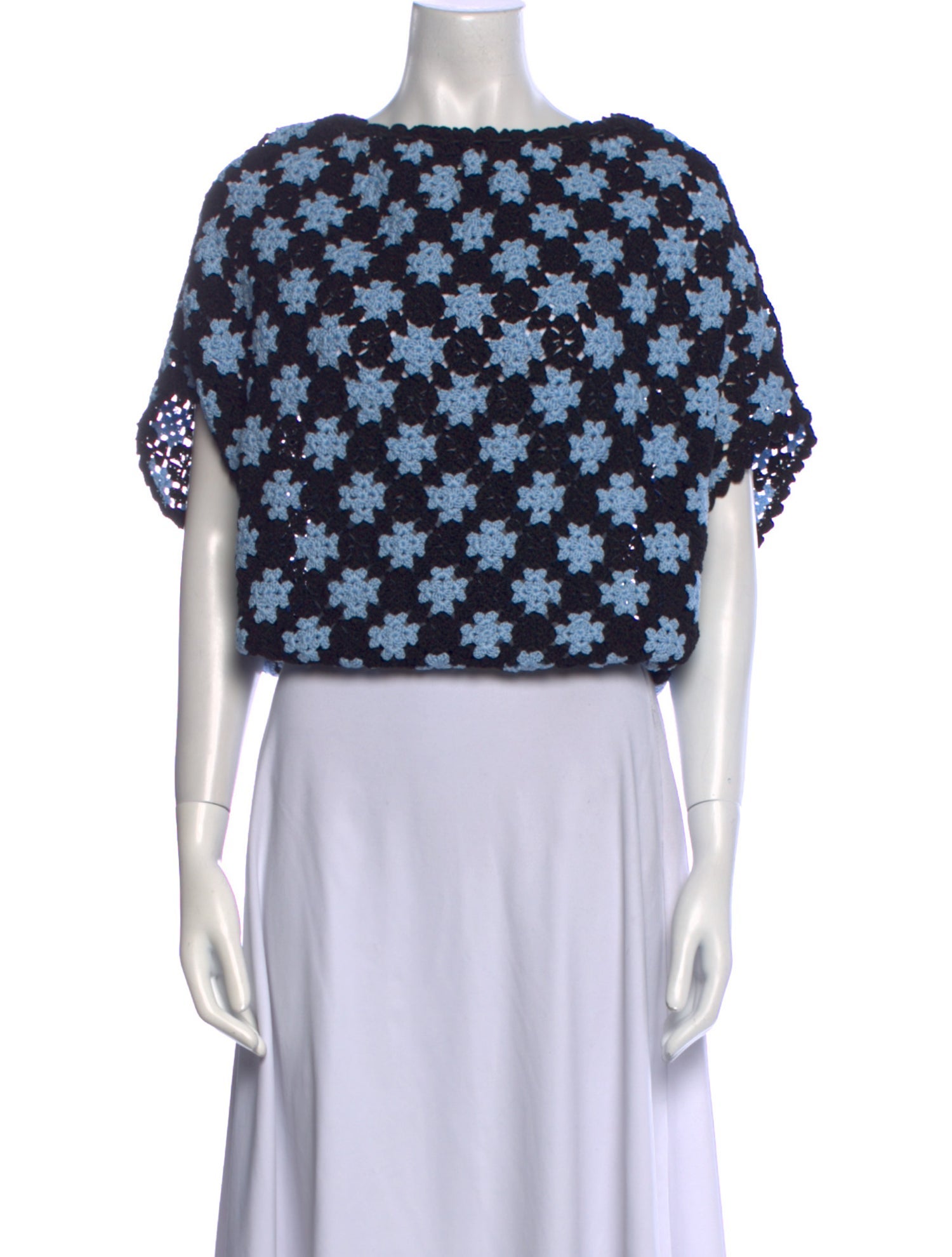 Ulla Johnson Patterned Bateau Neckline Sweater