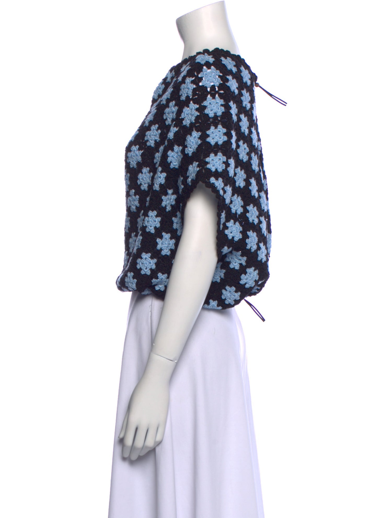 Ulla Johnson Patterned Bateau Neckline Sweater