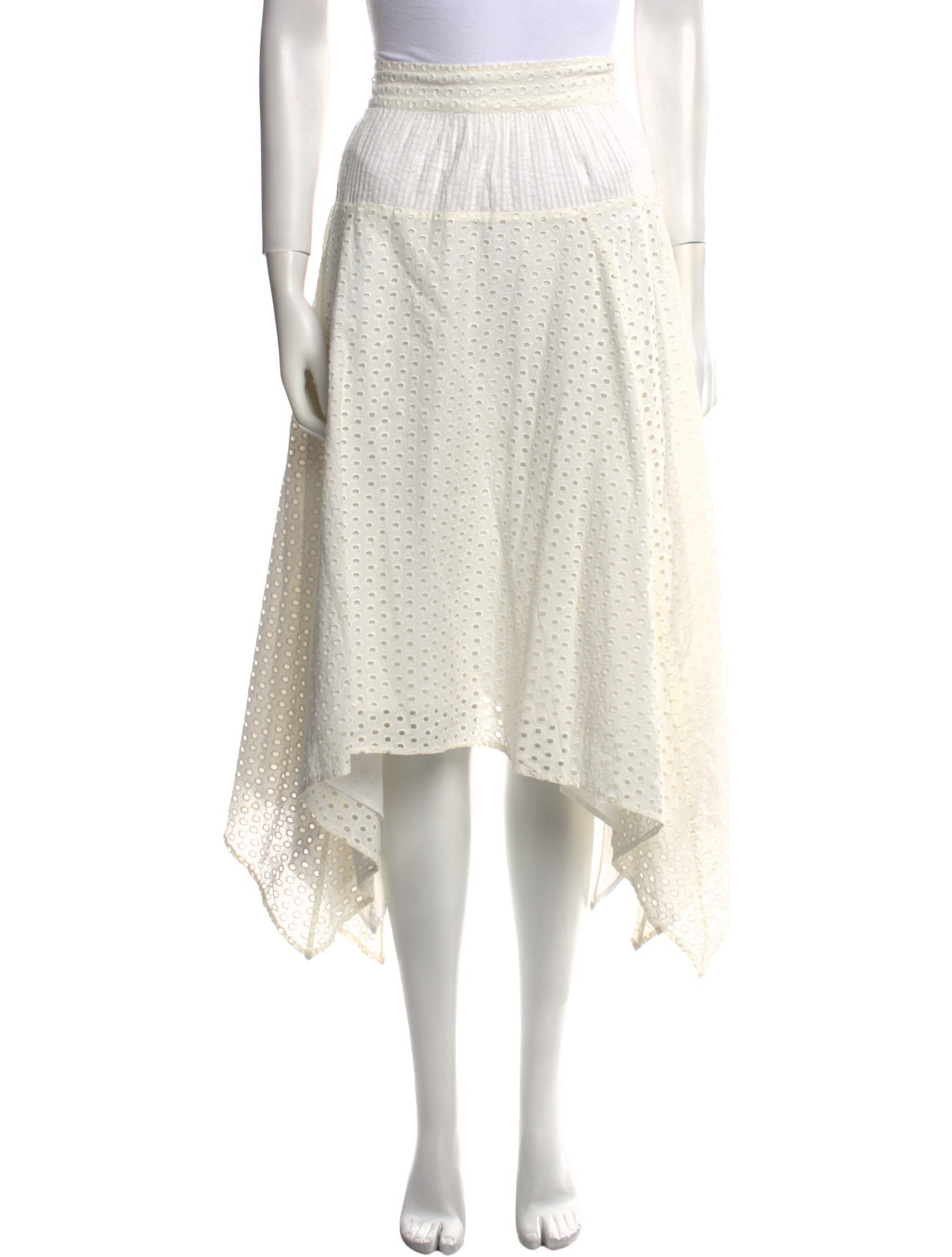 Ulla Johnson Lace Pattern Midi Length Skirt