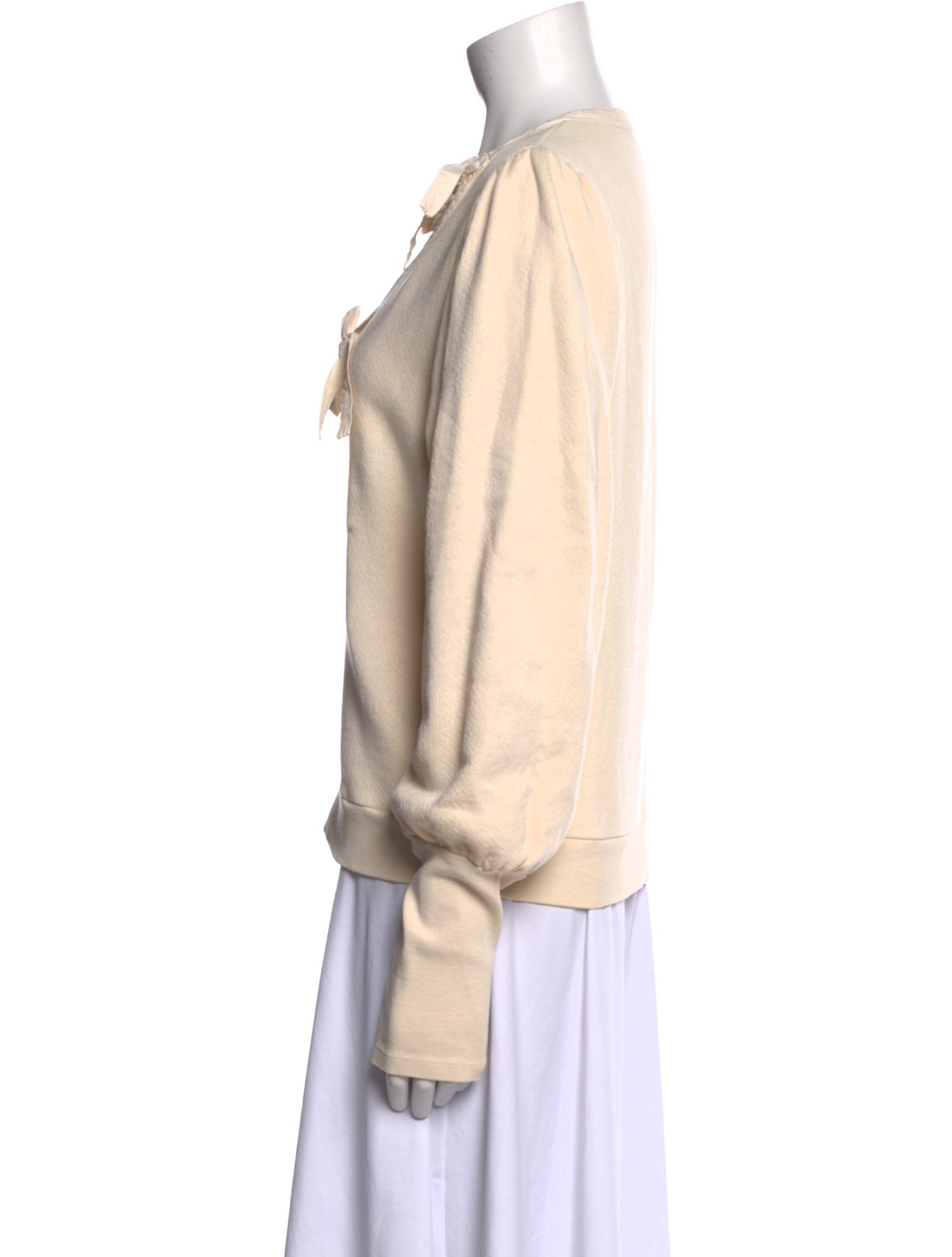 Ulla Johnson V-Neck Long Sleeve Sweatshirt