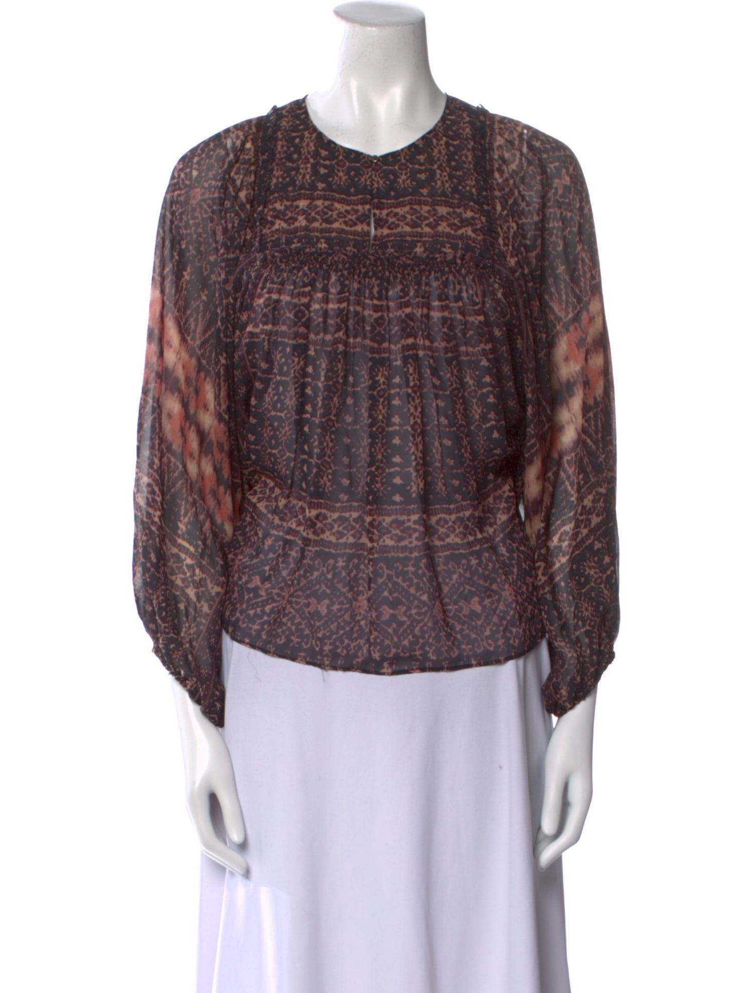 Ulla Johnson Silk Printed Blouse