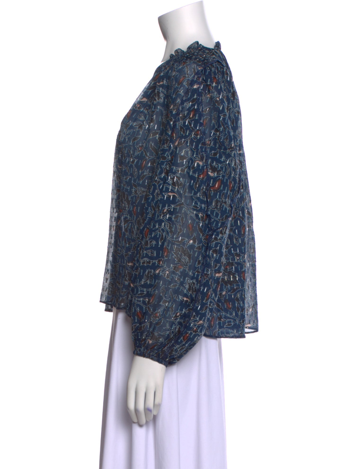 Ulla Johnson Silk Printed Blouse