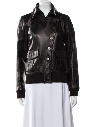 Ulla Johnson Leather Bomber Jacket