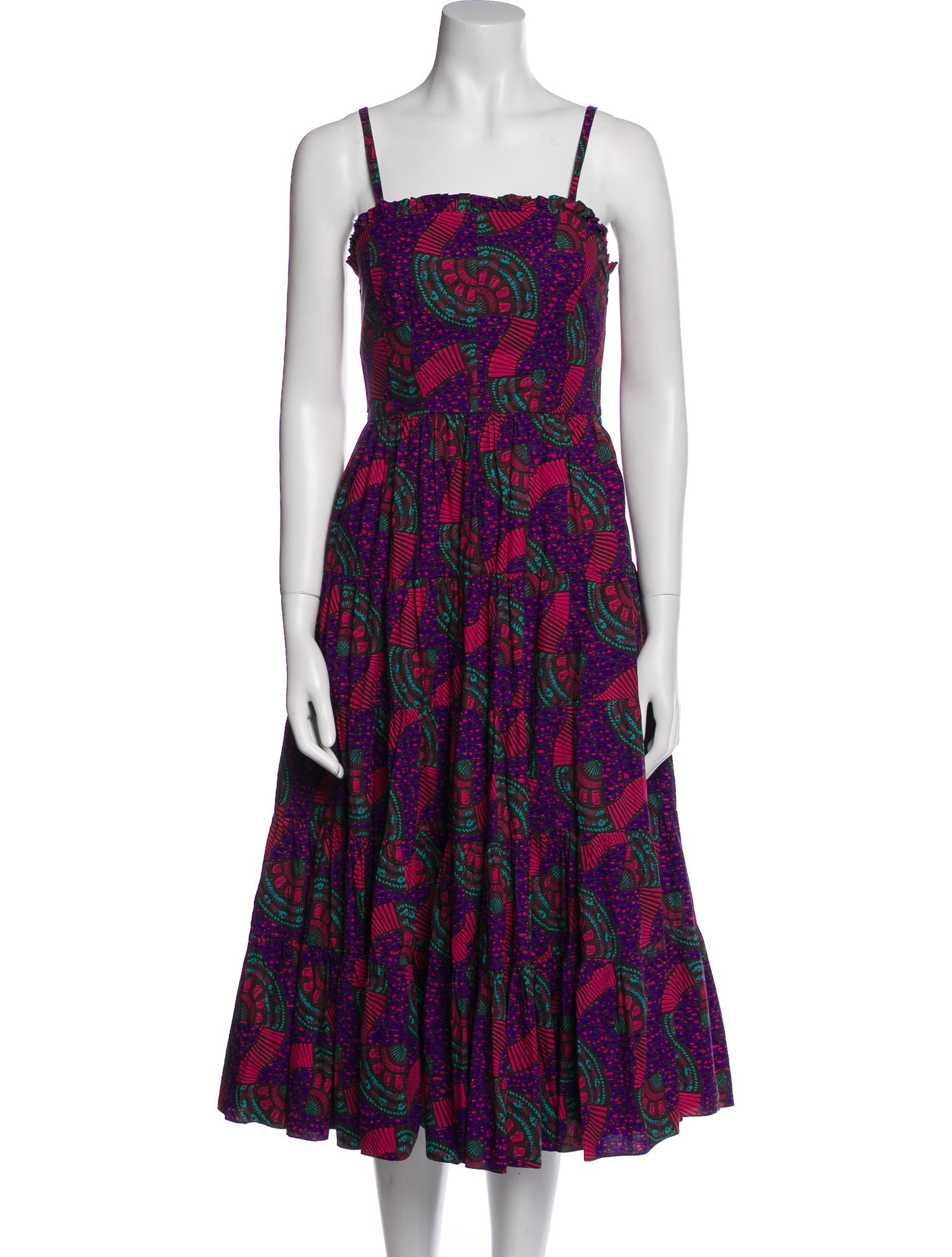 Ulla Johnson Printed Midi Length Dress