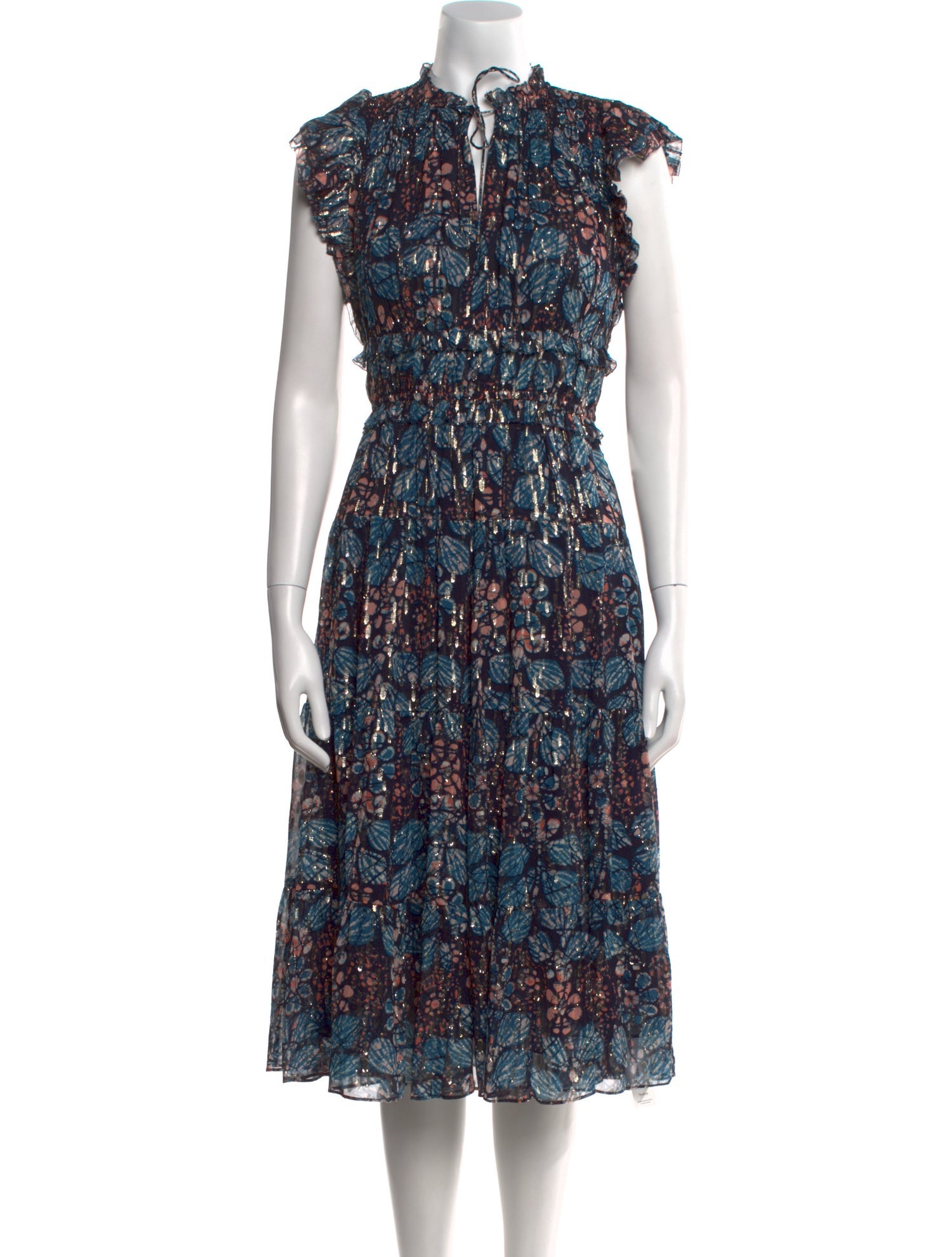 Ulla Johnson Silk Midi Length Dress