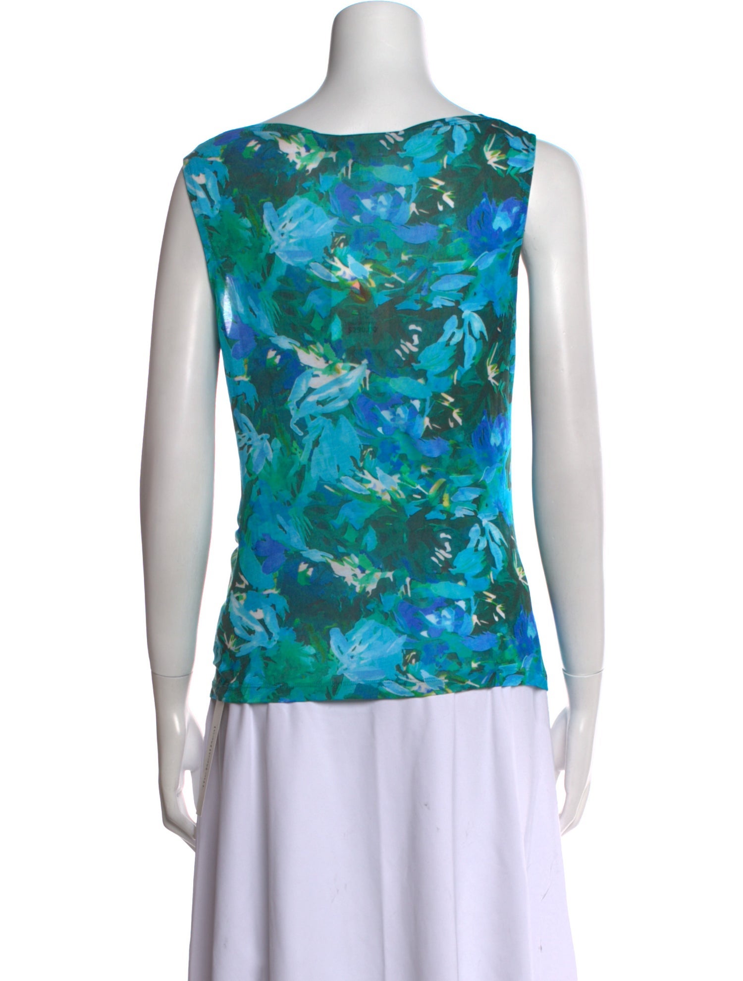 Ulla Johnson Floral Print Bateau Neckline Top