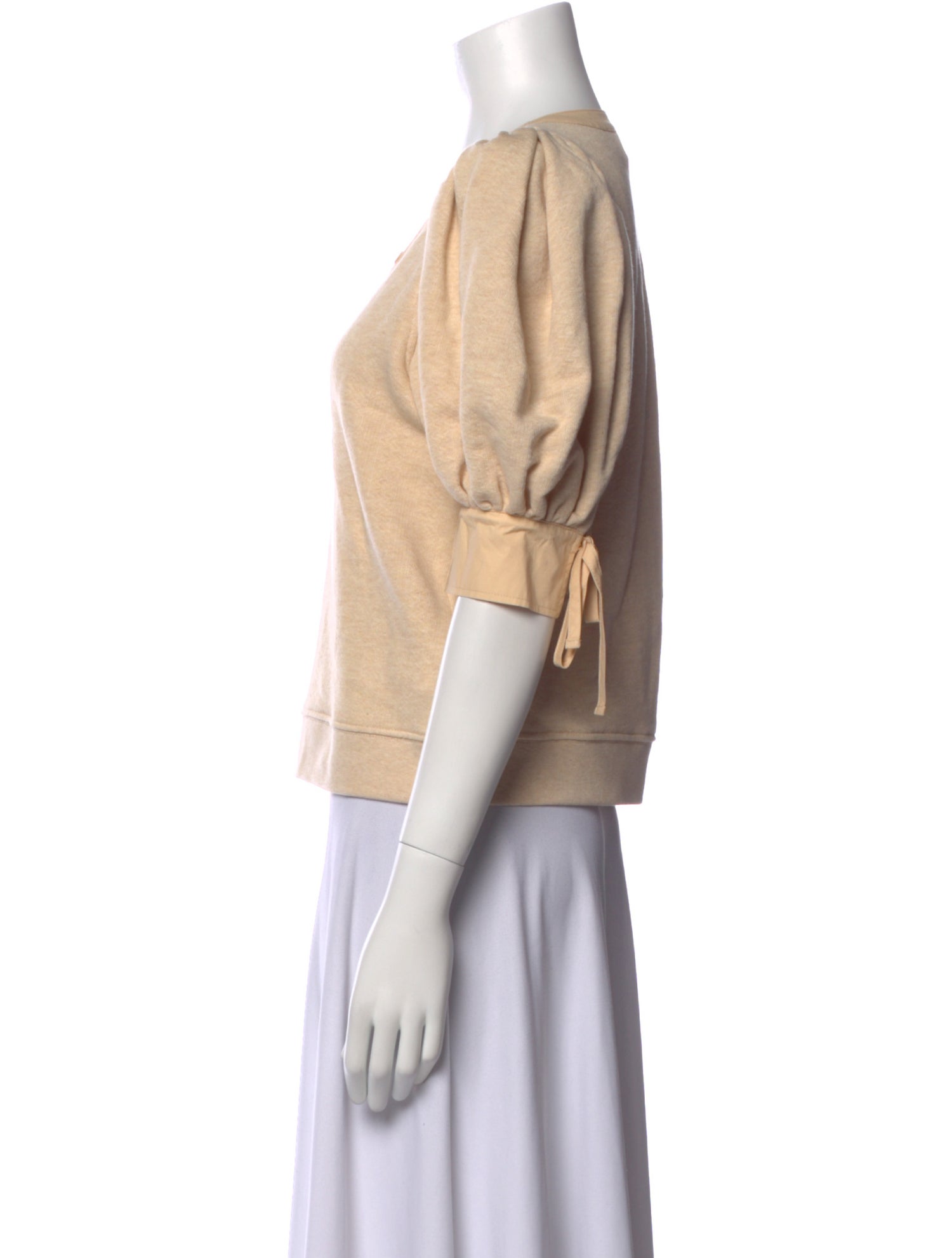 Ulla Johnson V-Neck Short Sleeve Sweatshirt w/ Tags