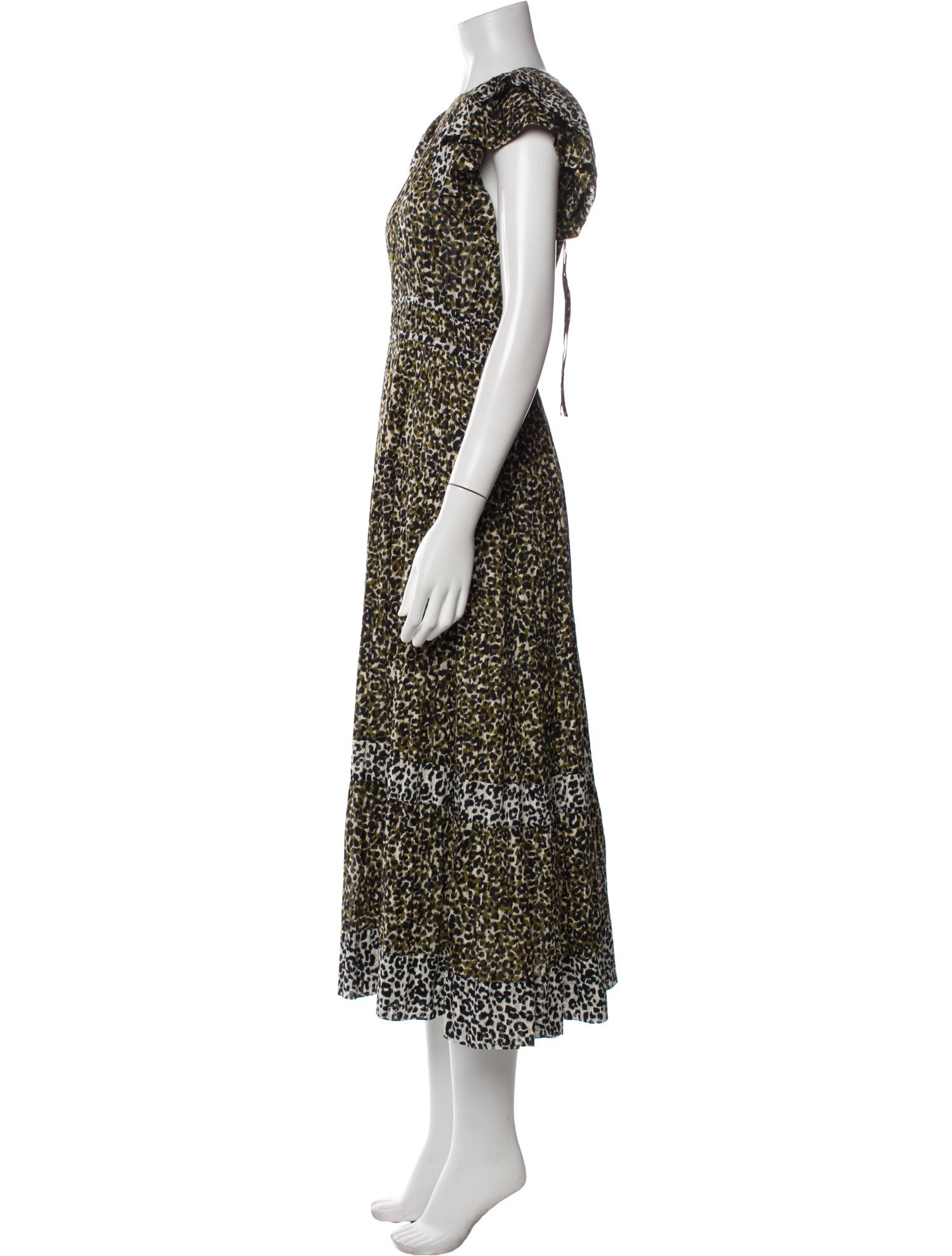 Ulla Johnson Animal Print Long Dress