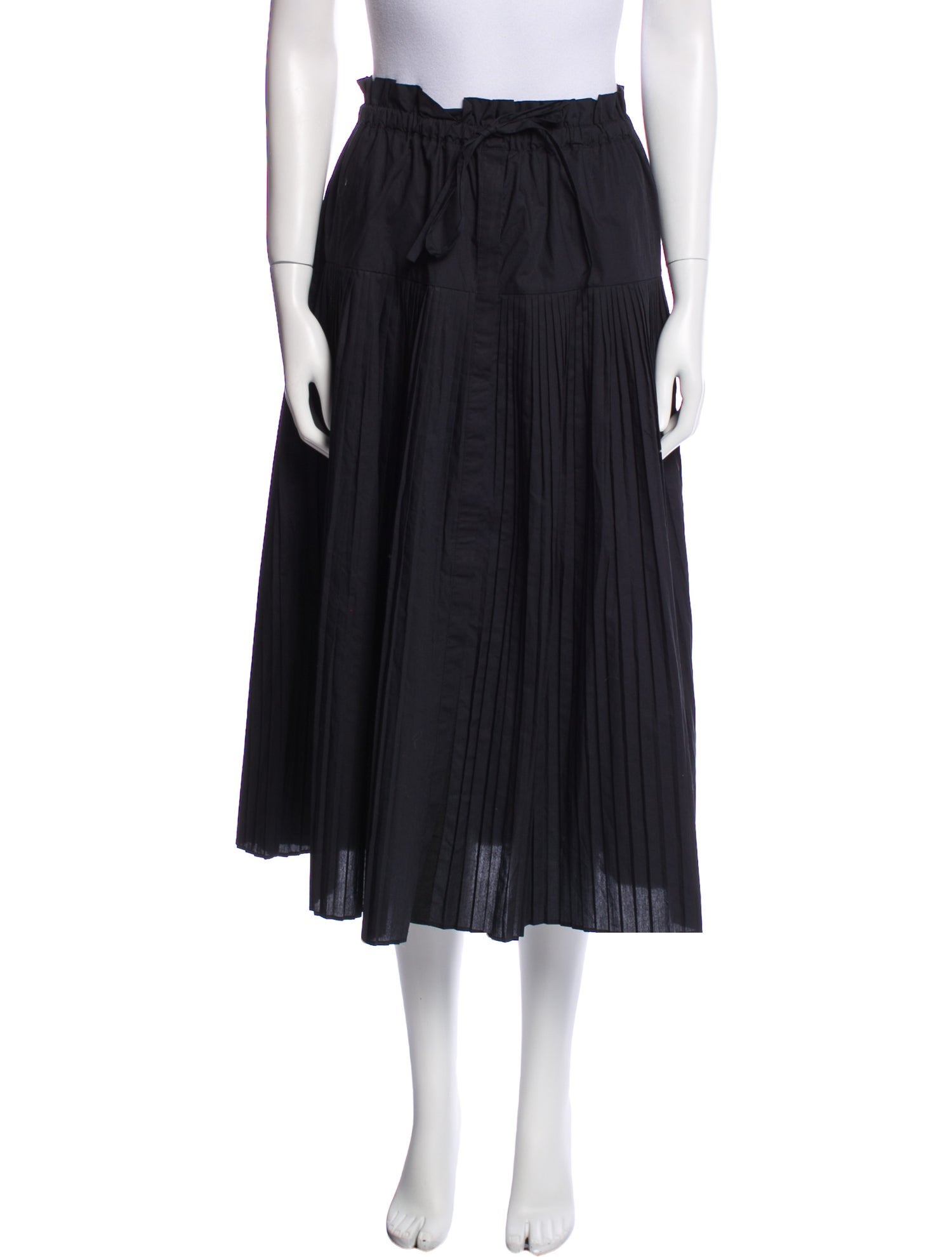 Ulla Johnson Pleated Accents Midi Length Skirt