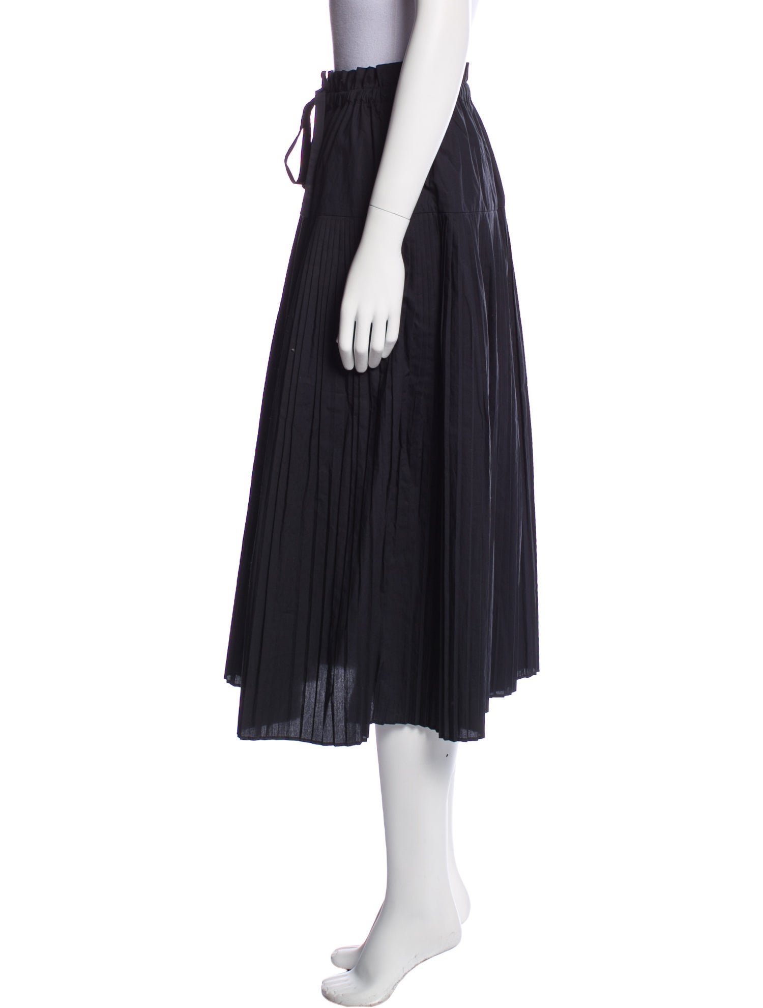 Ulla Johnson Pleated Accents Midi Length Skirt