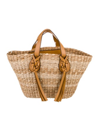 Ulla Johnson Raffia Top Handle Bag