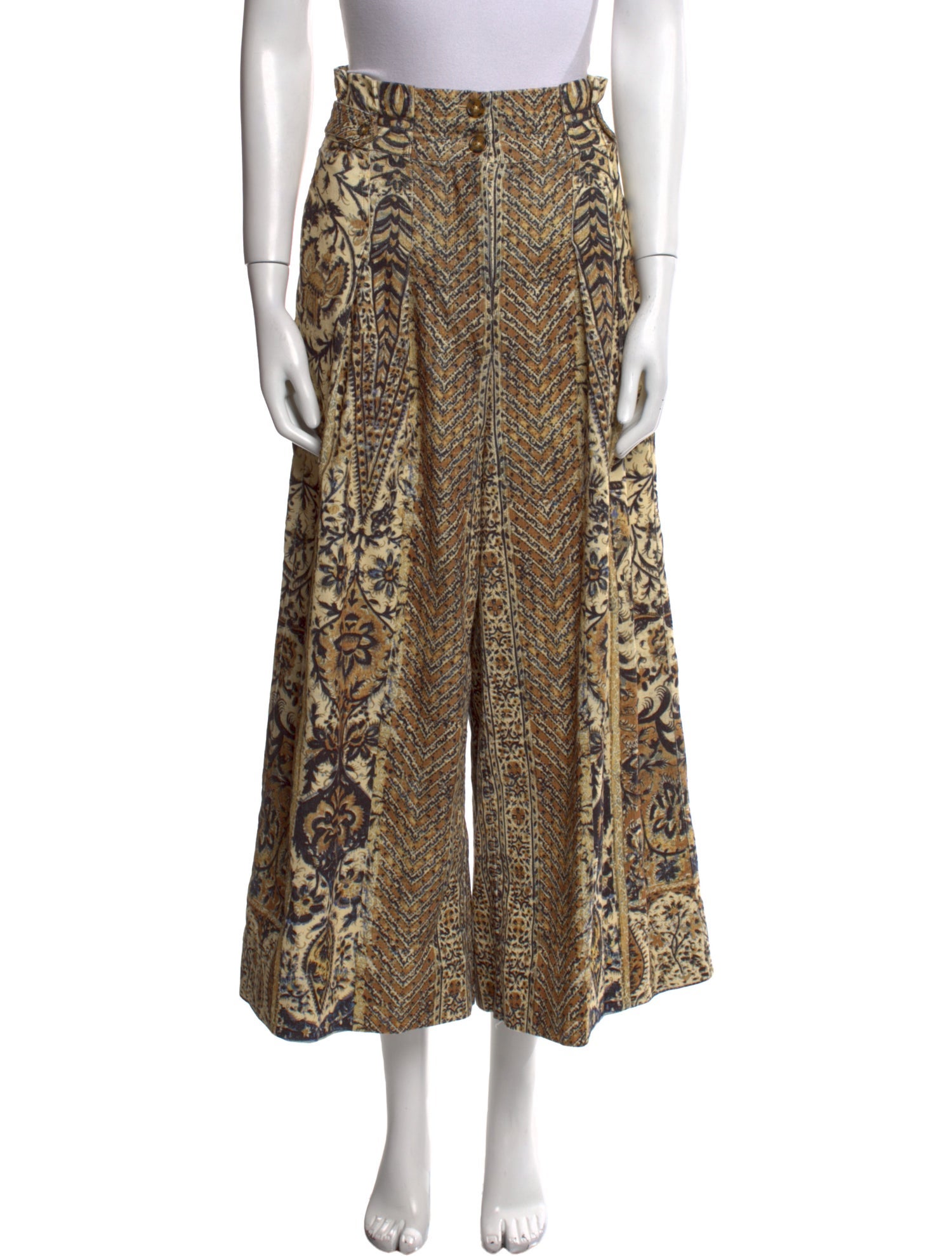 Ulla Johnson Printed Wide Leg Pants