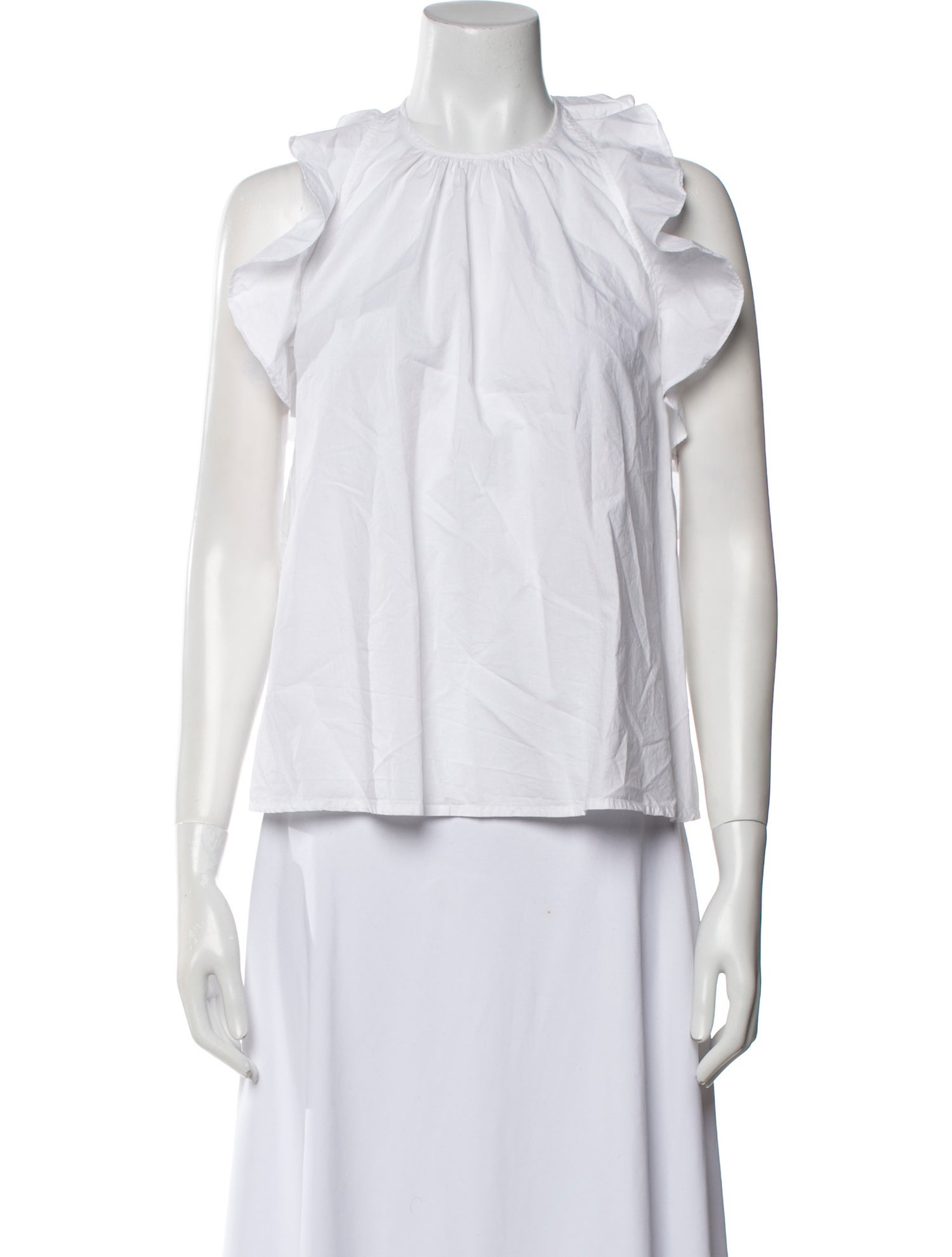 Ulla Johnson Crew Neck Sleeveless Blouse