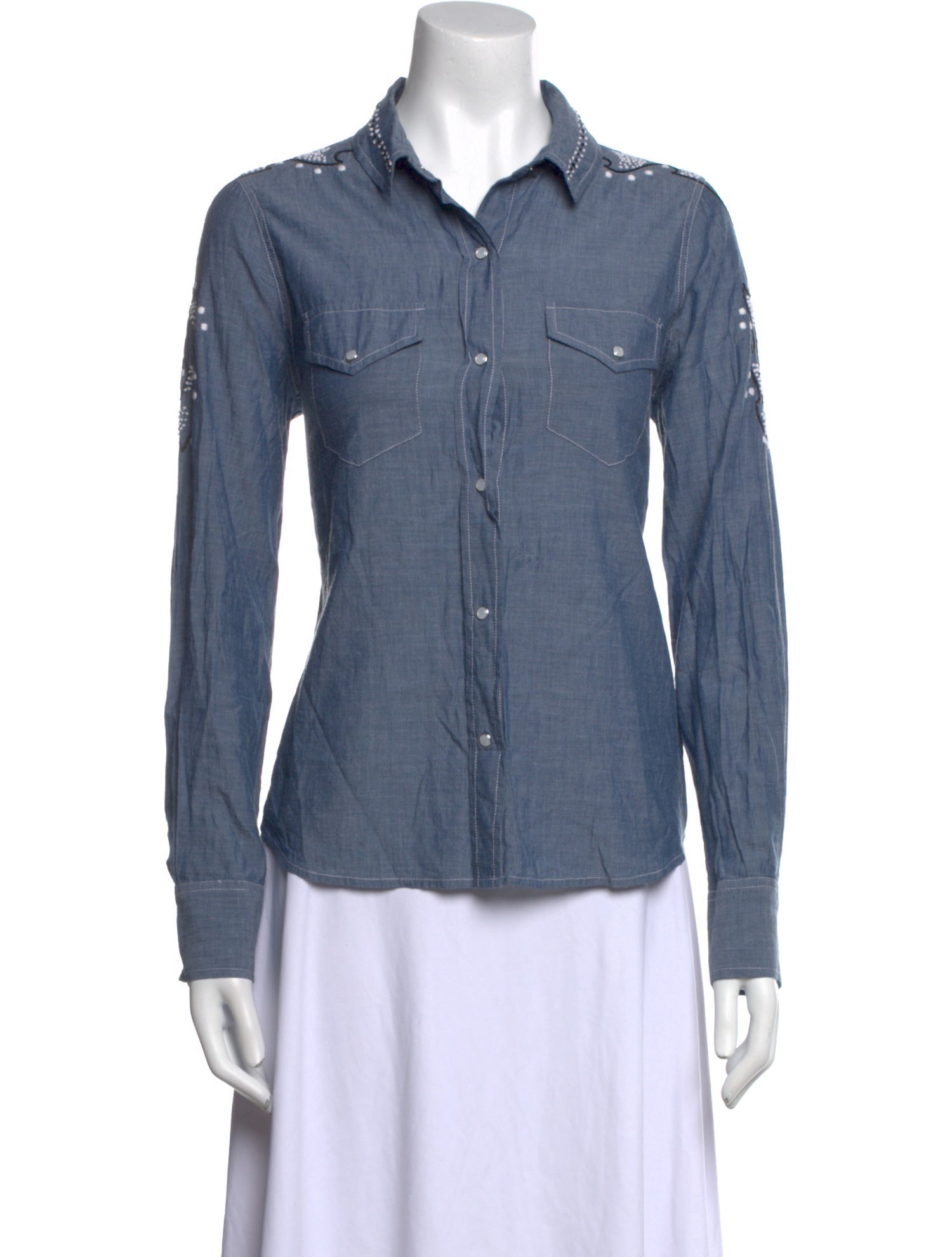 Ulla Johnson Long Sleeve Button-Up Top