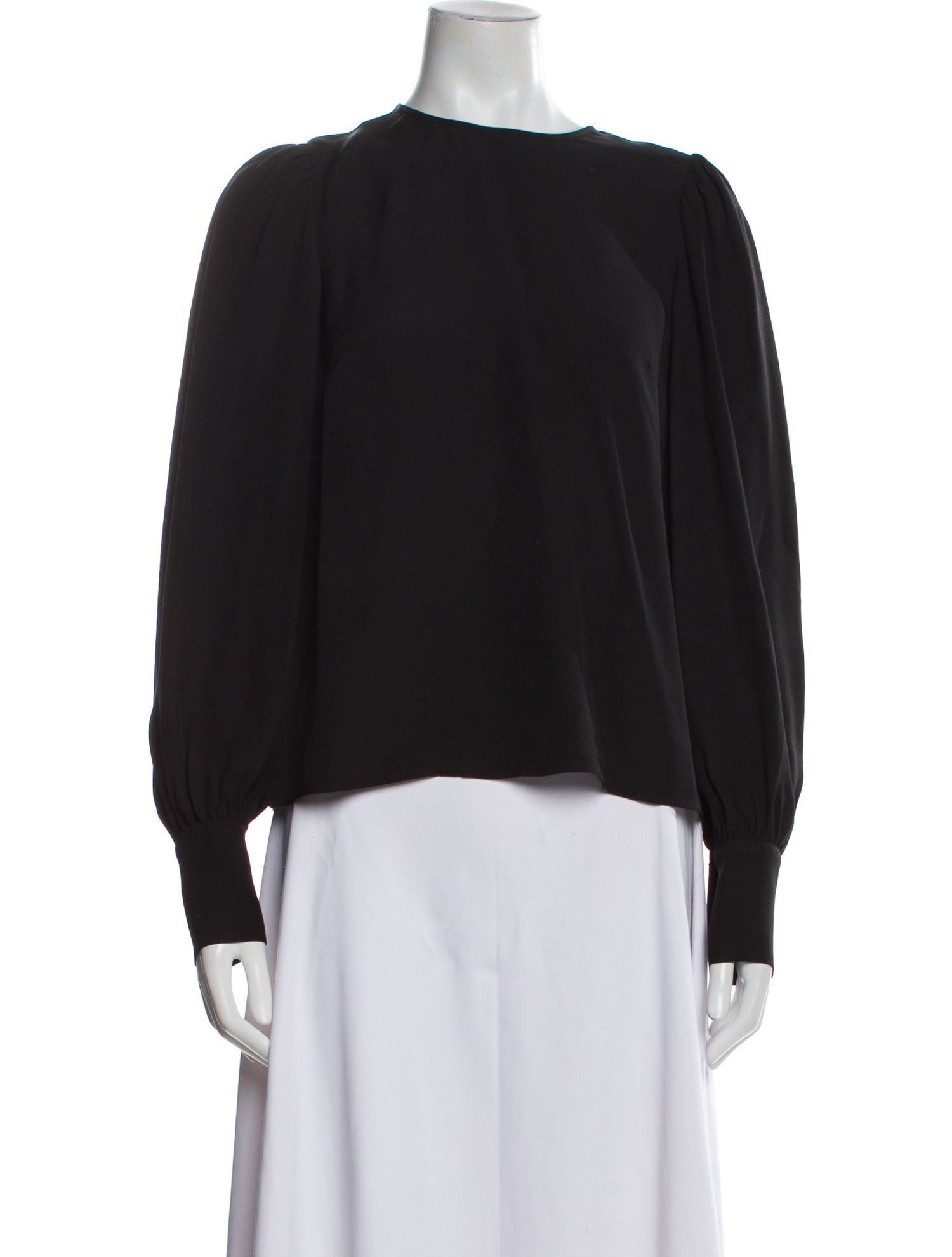 Ulla Johnson Scoop Neck Long Sleeve Blouse