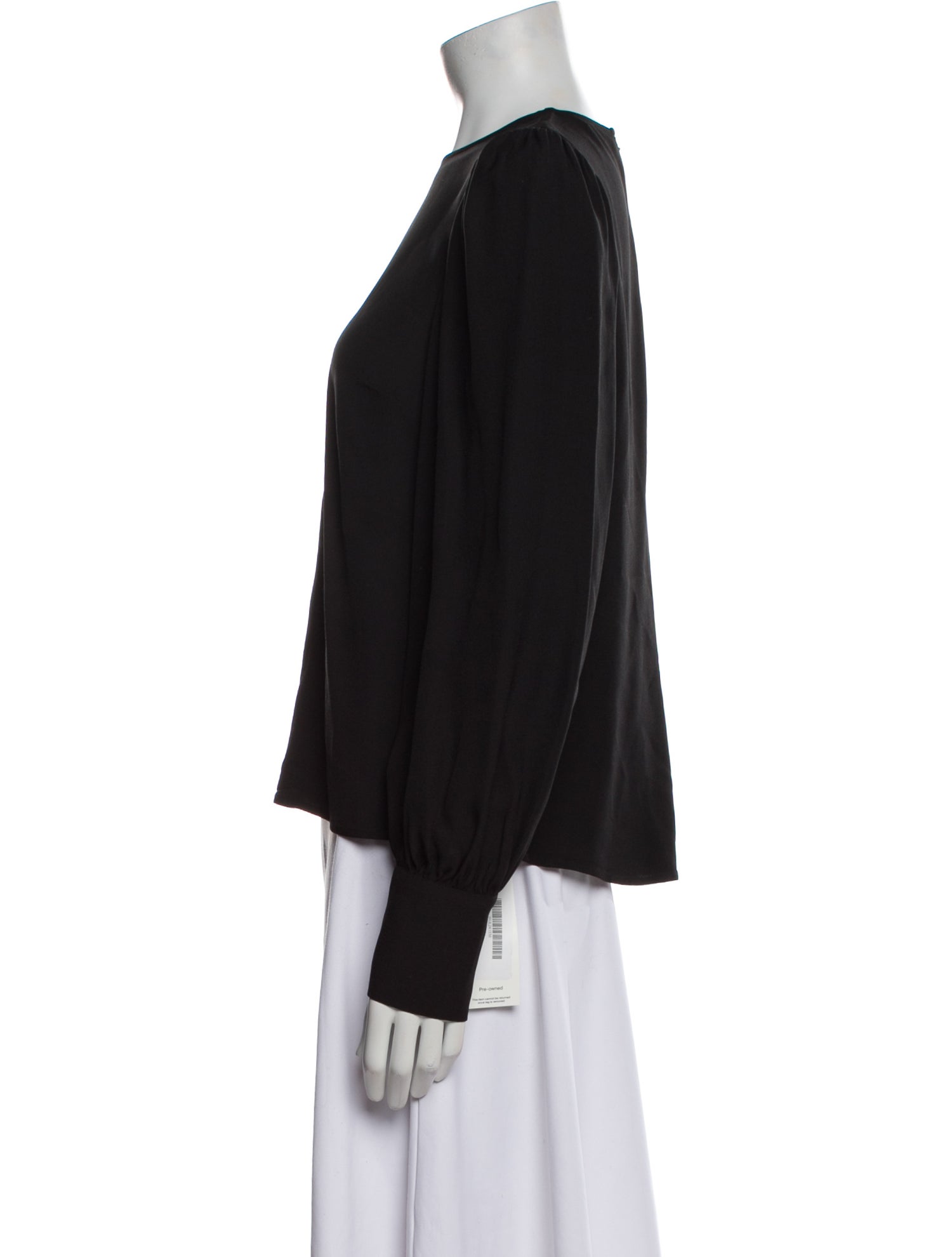 Ulla Johnson Scoop Neck Long Sleeve Blouse