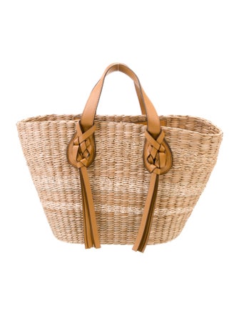 Ulla Johnson Raffia Top Handle Bag