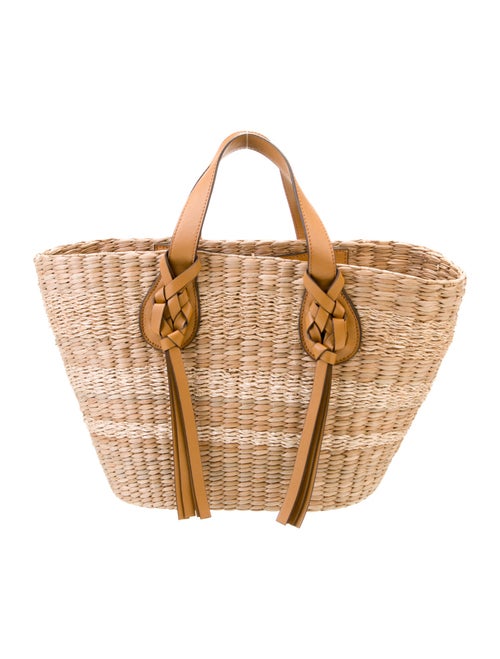Ulla Johnson Raffia Top Handle Bag