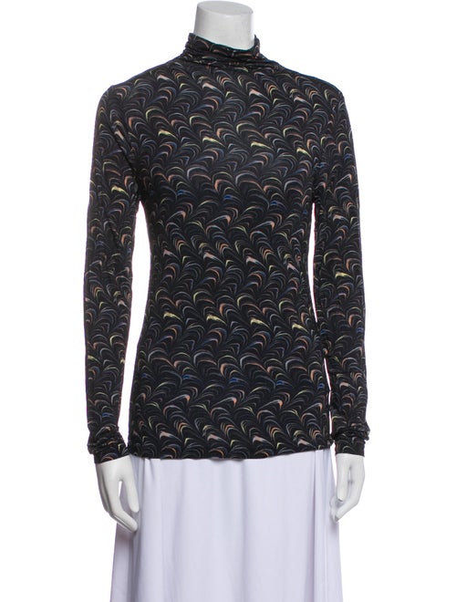 Ulla Johnson Printed Mock Neck Top