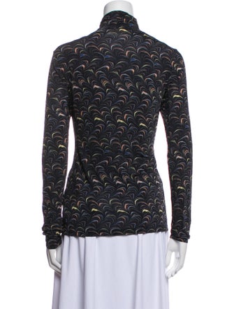 Ulla Johnson Printed Mock Neck Top