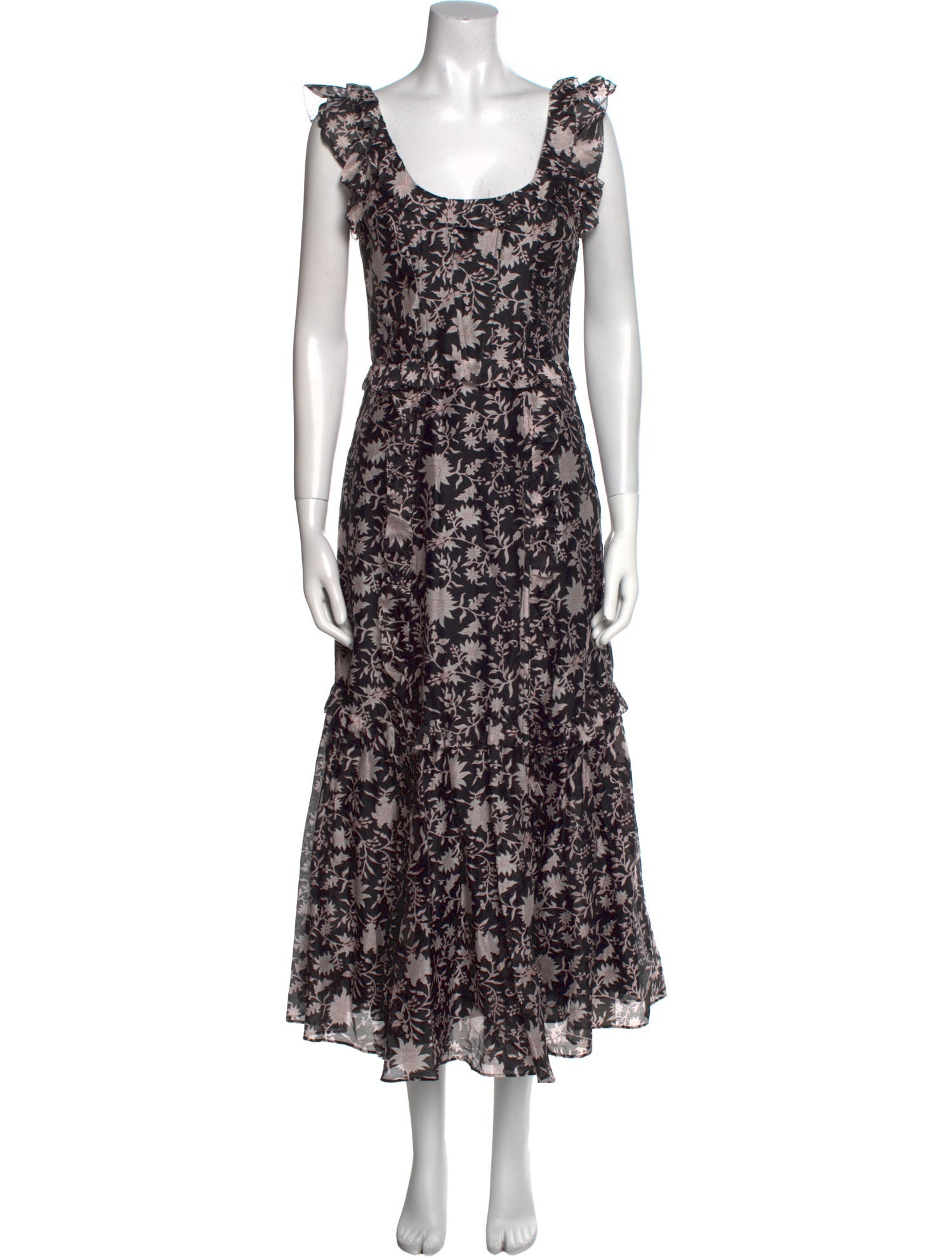 Ulla Johnson Floral Print Long Dress