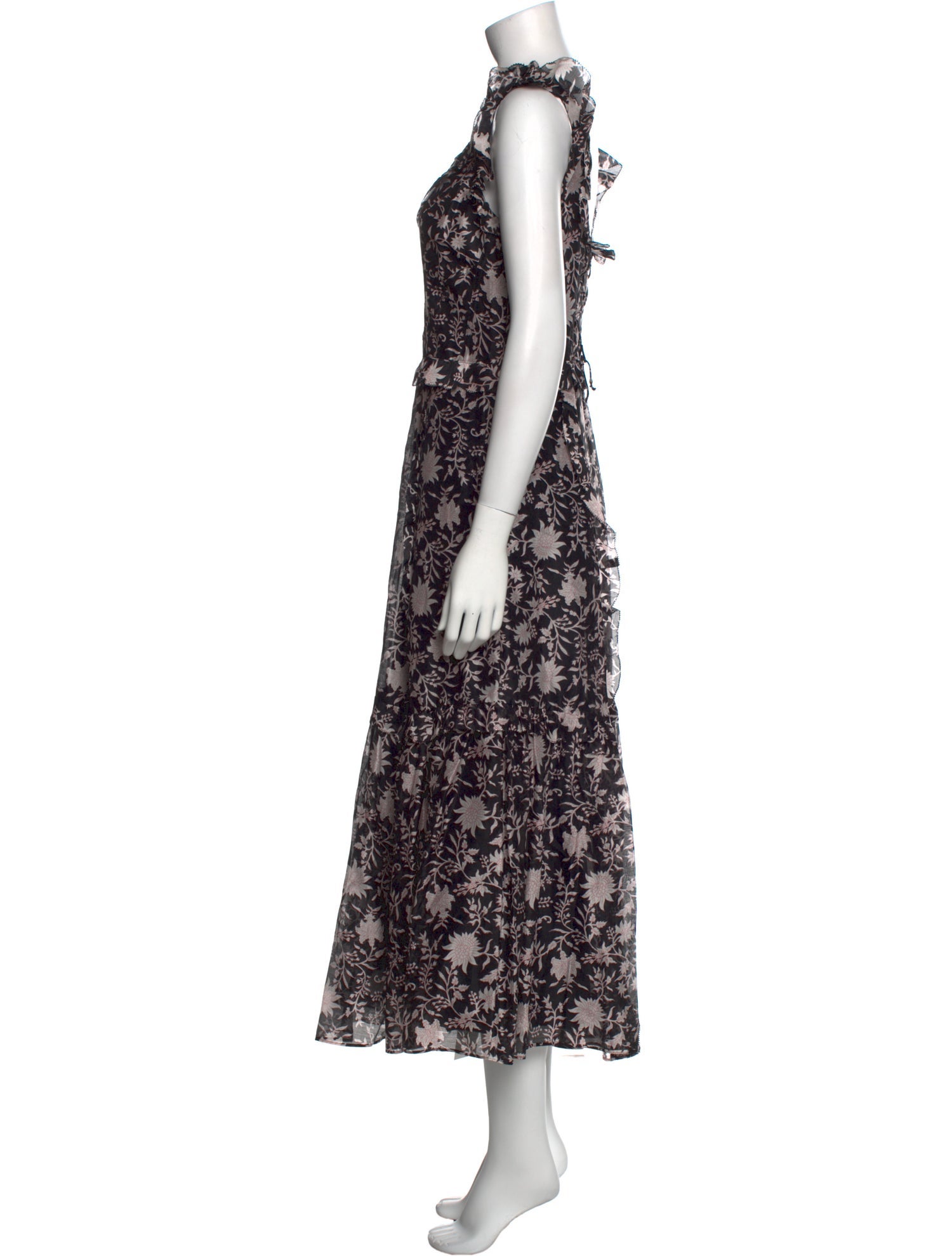 Ulla Johnson Floral Print Long Dress