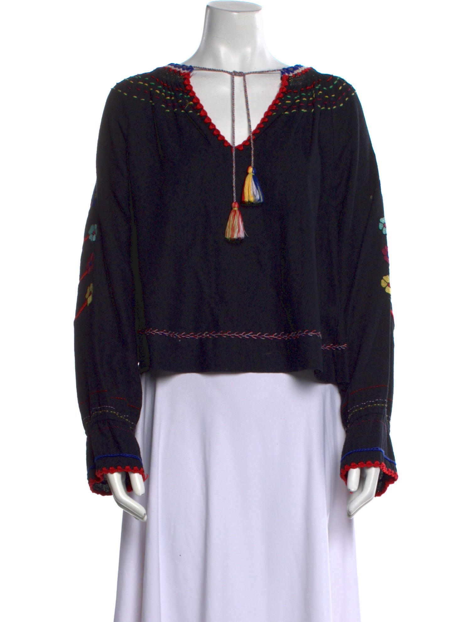 Ulla Johnson Silk Graphic Print Blouse