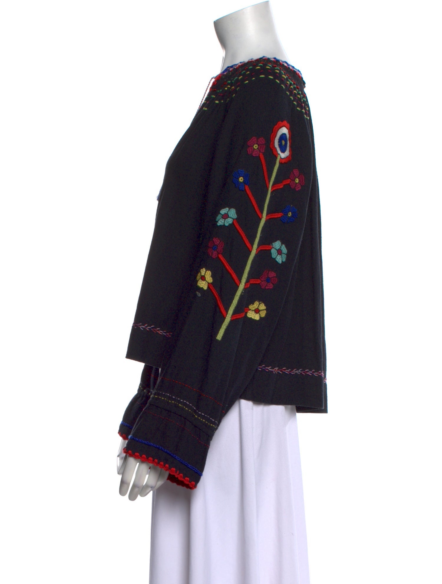 Ulla Johnson Silk Graphic Print Blouse