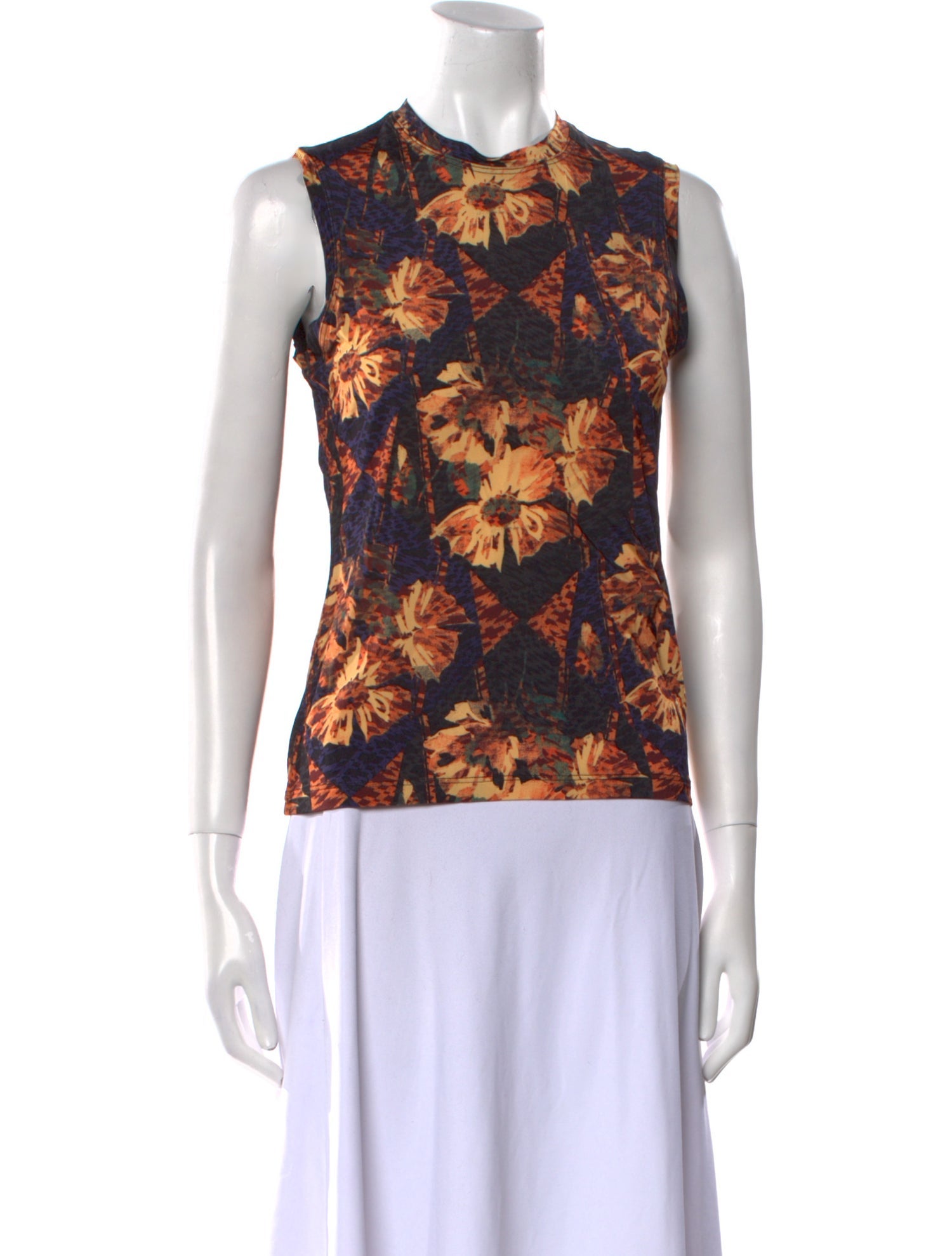 Ulla Johnson Floral Print Crew Neck Top