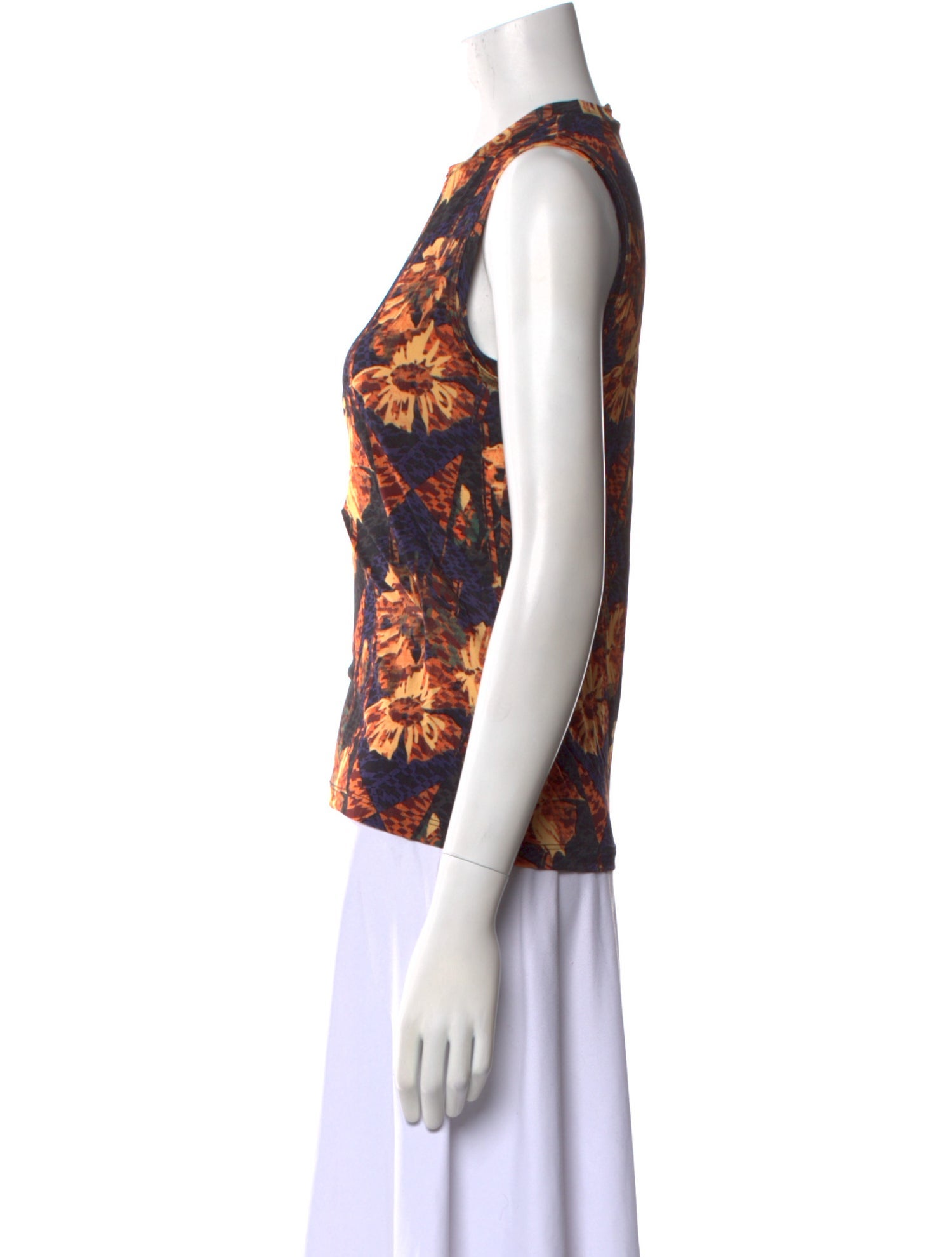 Ulla Johnson Floral Print Crew Neck Top