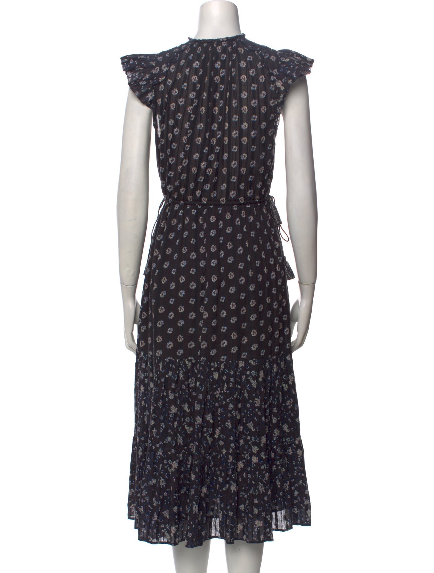 Ulla Johnson Floral Print Midi Length Dress