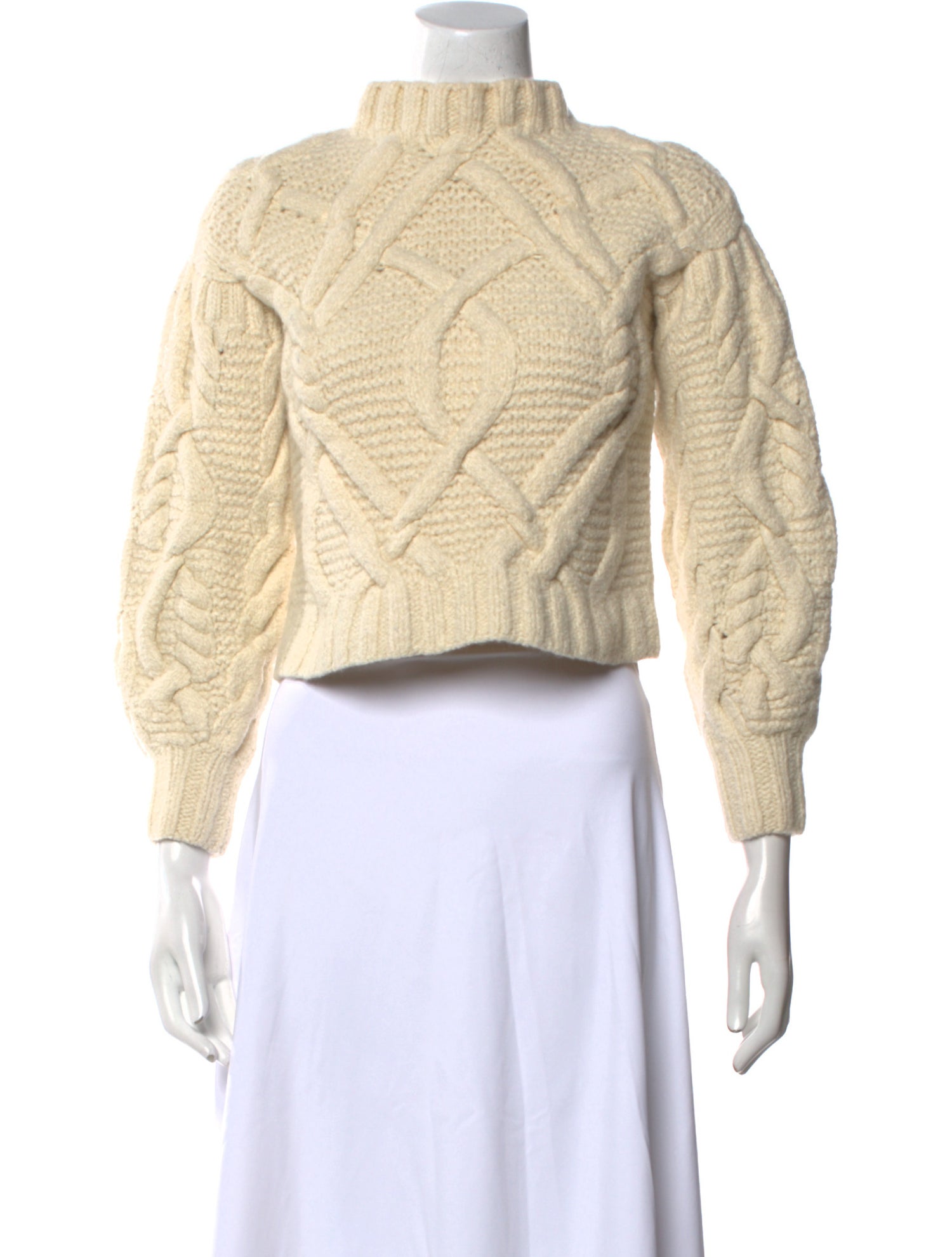 Ulla Johnson Merino Wool Mock Neck Sweater