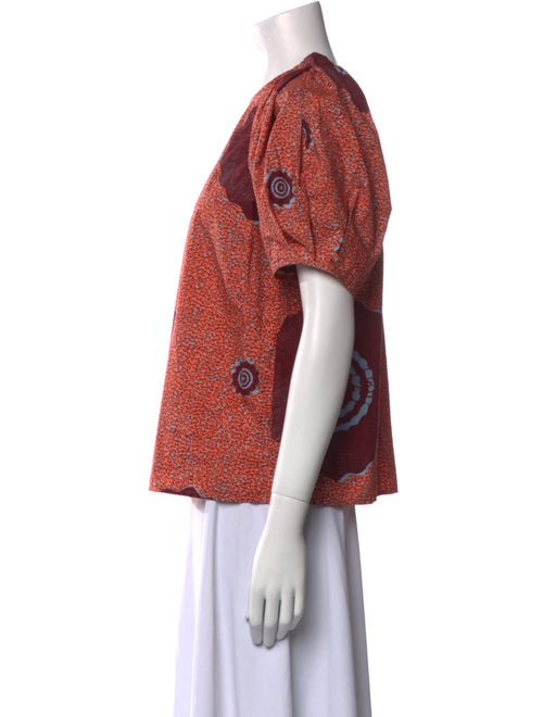 Ulla Johnson Printed Crew Neck Sweatshirt