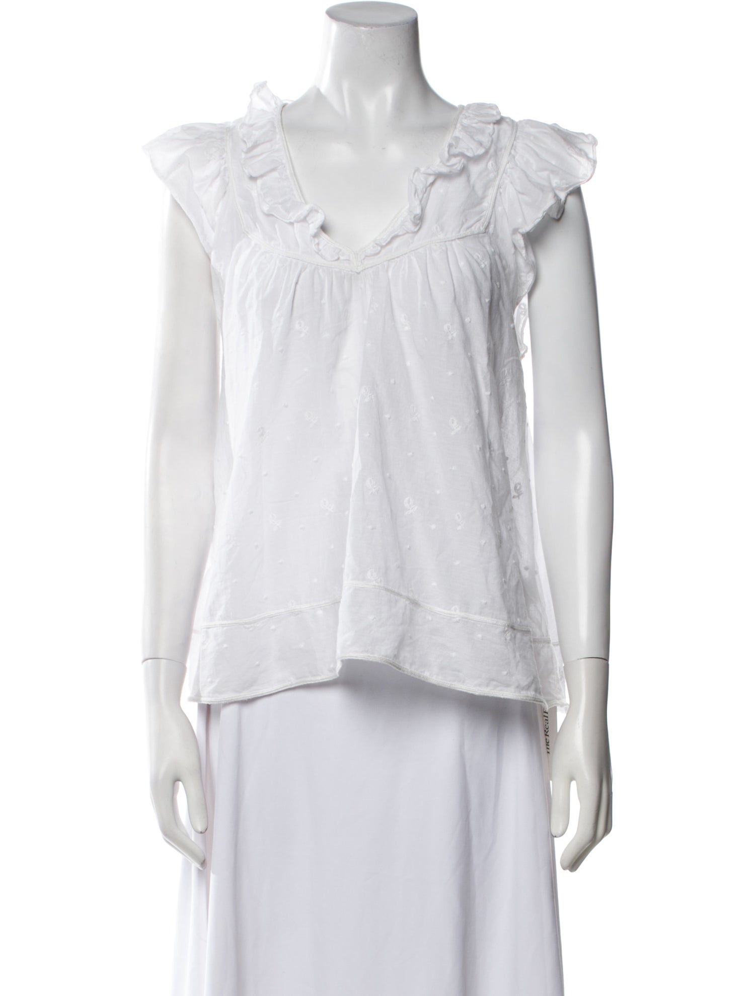 Ulla Johnson V-Neck Sleeveless Blouse
