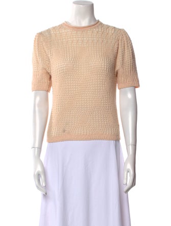 Ulla Johnson Crew Neck Short Sleeve Top