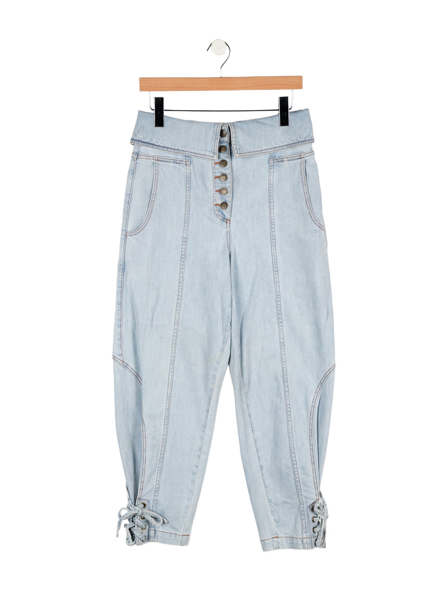 Ulla Johnson High-Rise Straight Leg Jeans