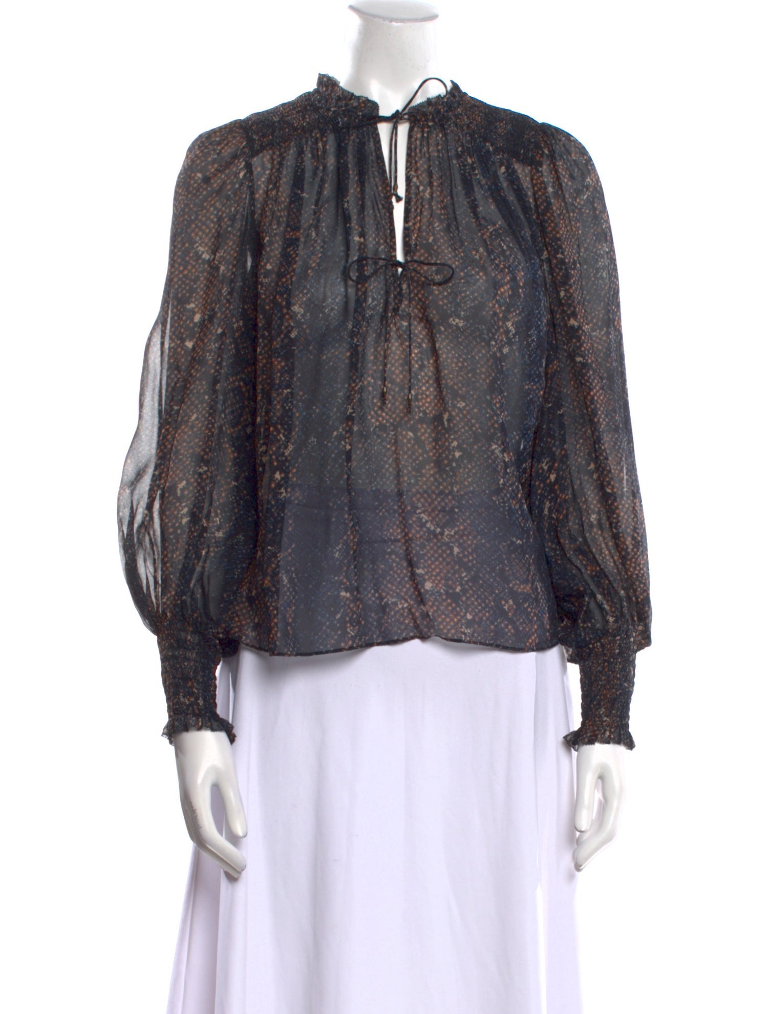 Ulla Johnson Silk Printed Blouse