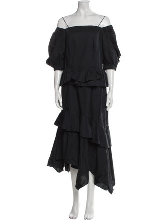 Ulla Johnson Square Neckline Long Dress