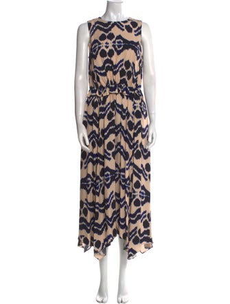 Ulla Johnson Animal Print Long Dress