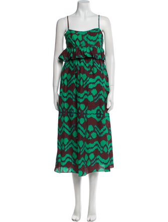 Ulla Johnson Silk Midi Length Dress