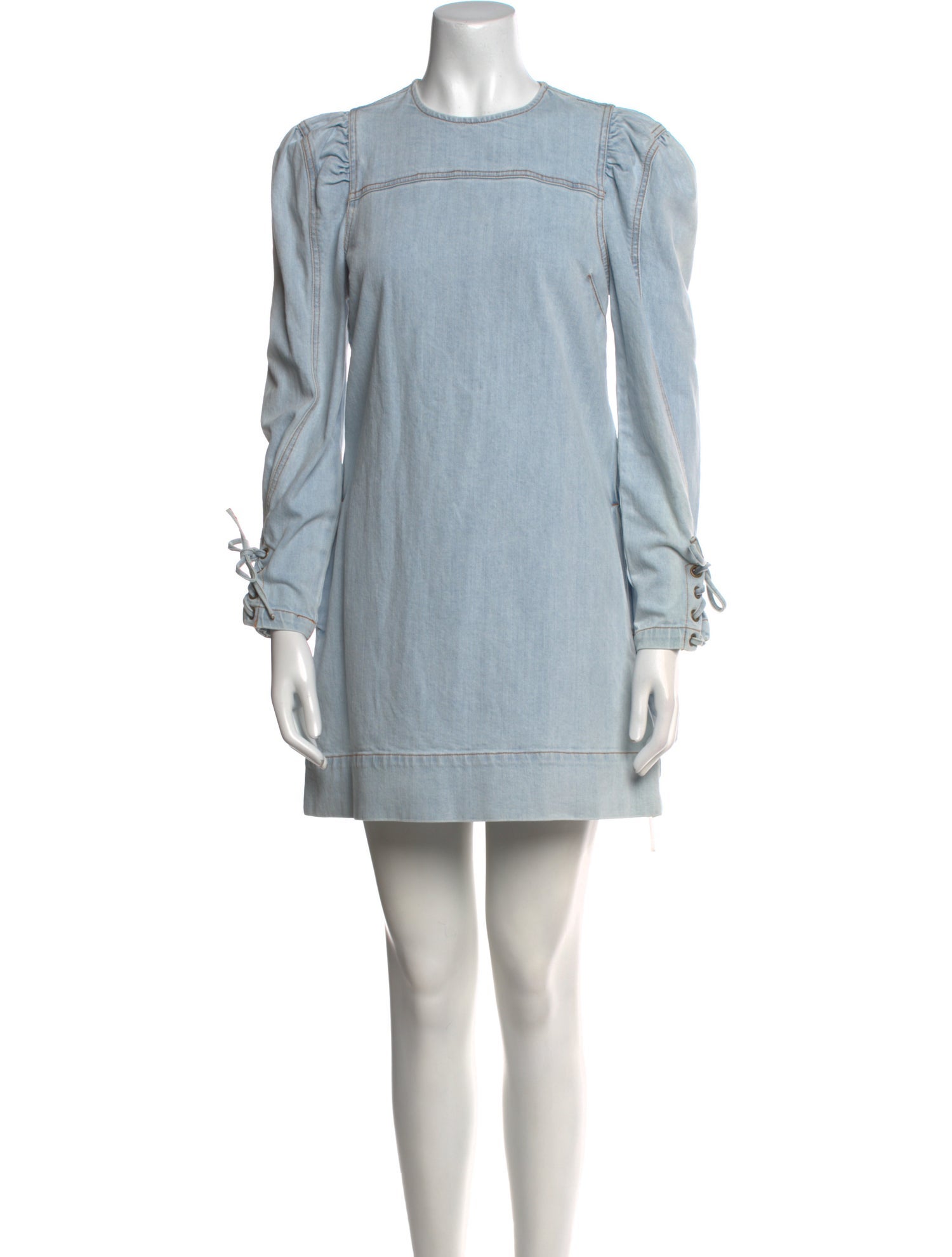 Ulla Johnson Crew Neck Mini Dress