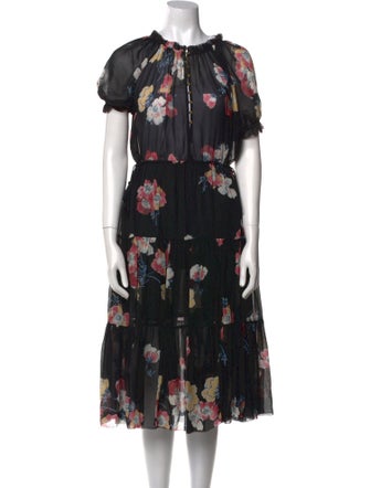 Ulla Johnson Silk Long Dress