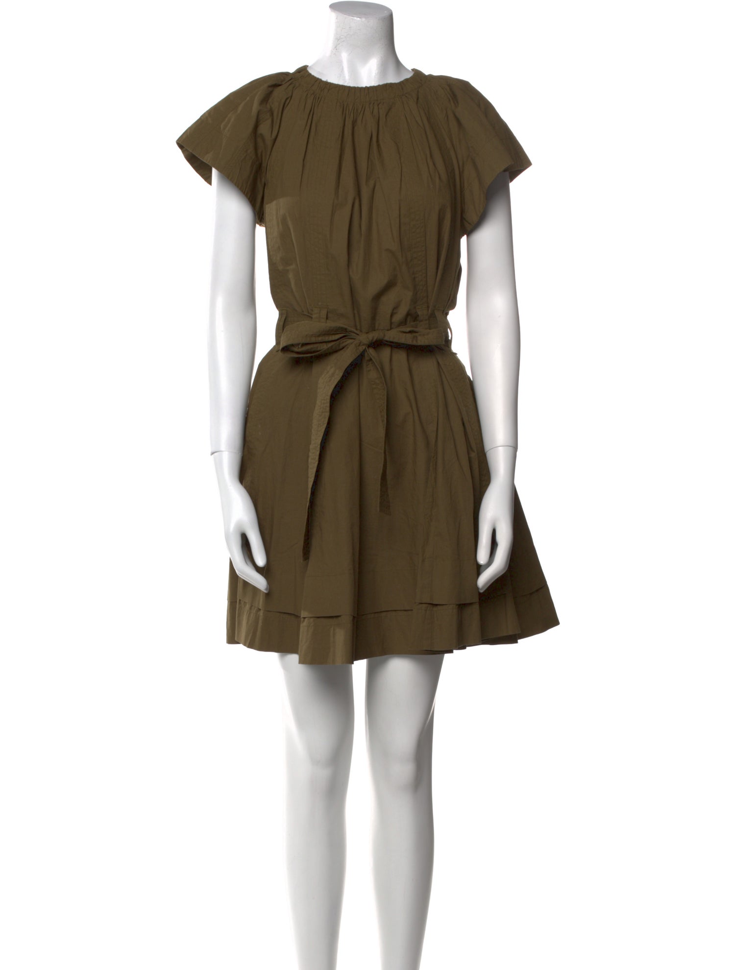 Ulla Johnson Crew Neck Mini Dress