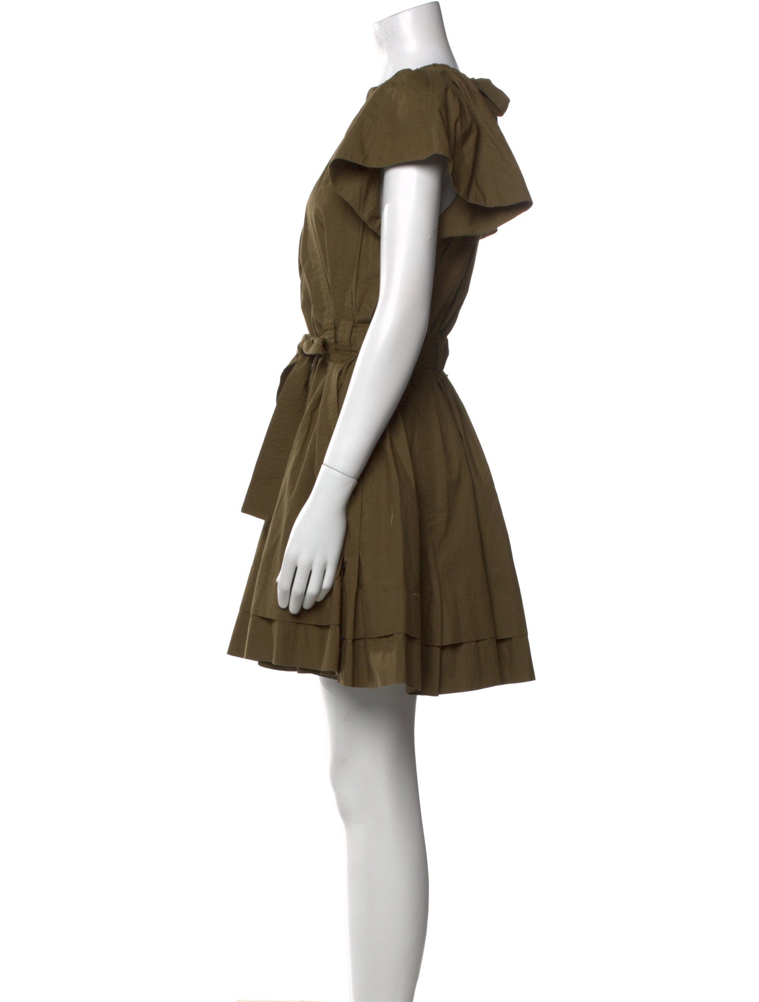 Ulla Johnson Crew Neck Mini Dress