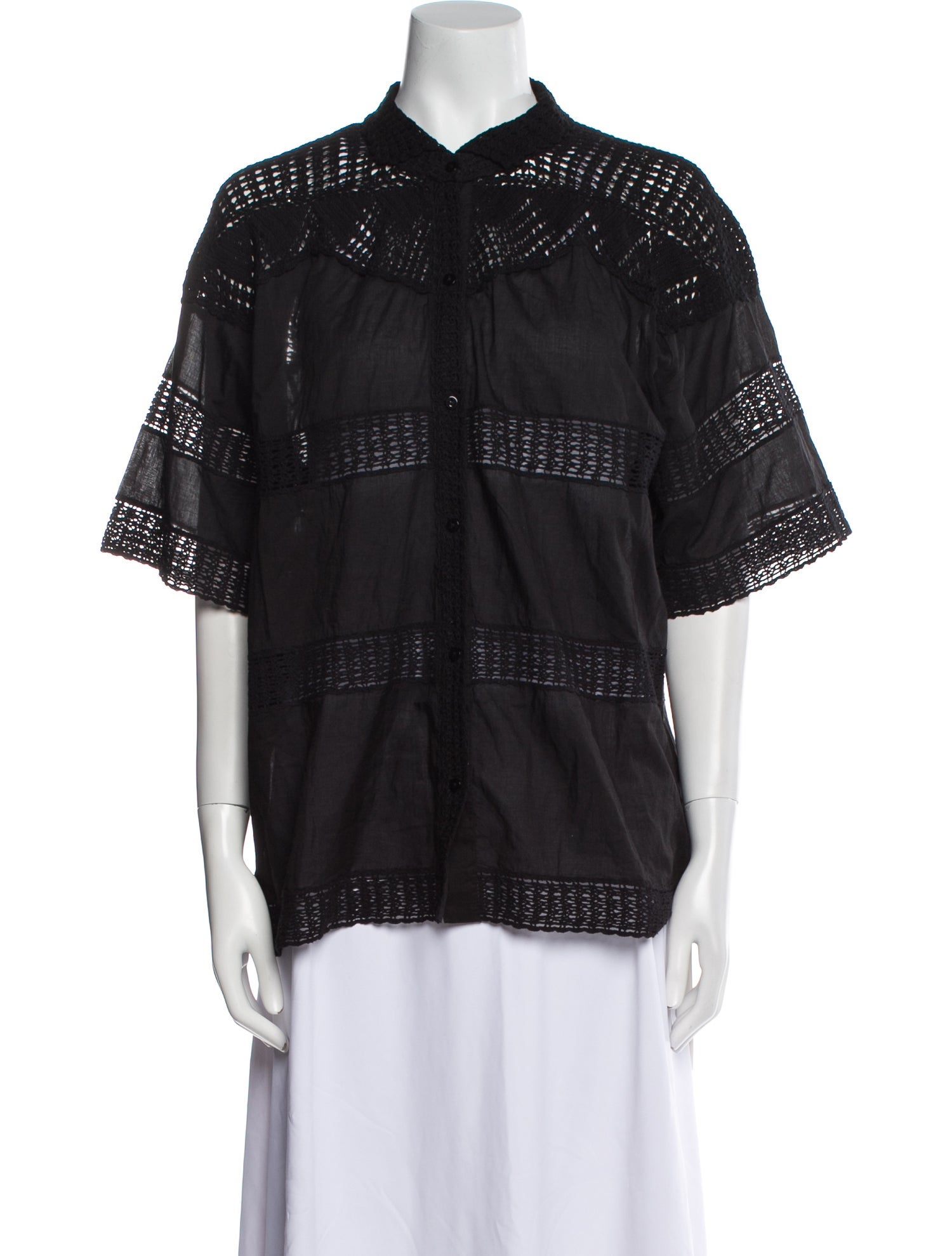 Ulla Johnson Short Sleeve Blouse